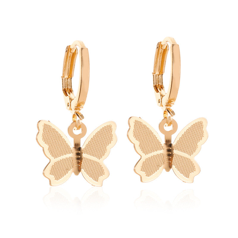 Korean Style Fashion Butterfly Earrings for Women