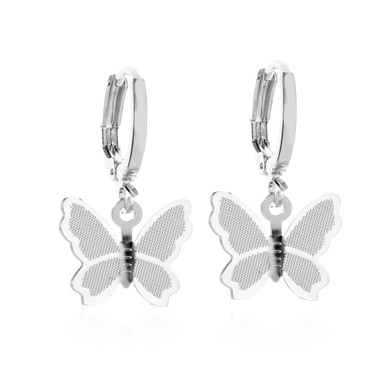 Korean Style Fashion Butterfly Earrings for Women