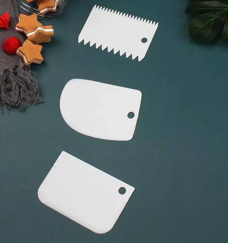 Colorful PP Plastic Scraper Set for Baking and Cooking