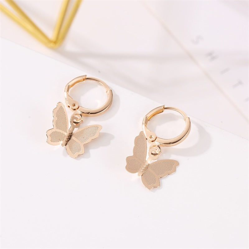 Korean Style Fashion Butterfly Earrings for Women