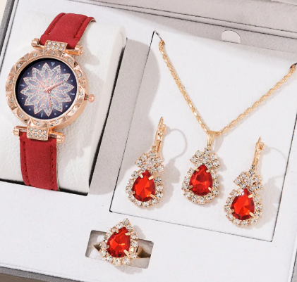 Watch Bracelet Set Women's Quartz