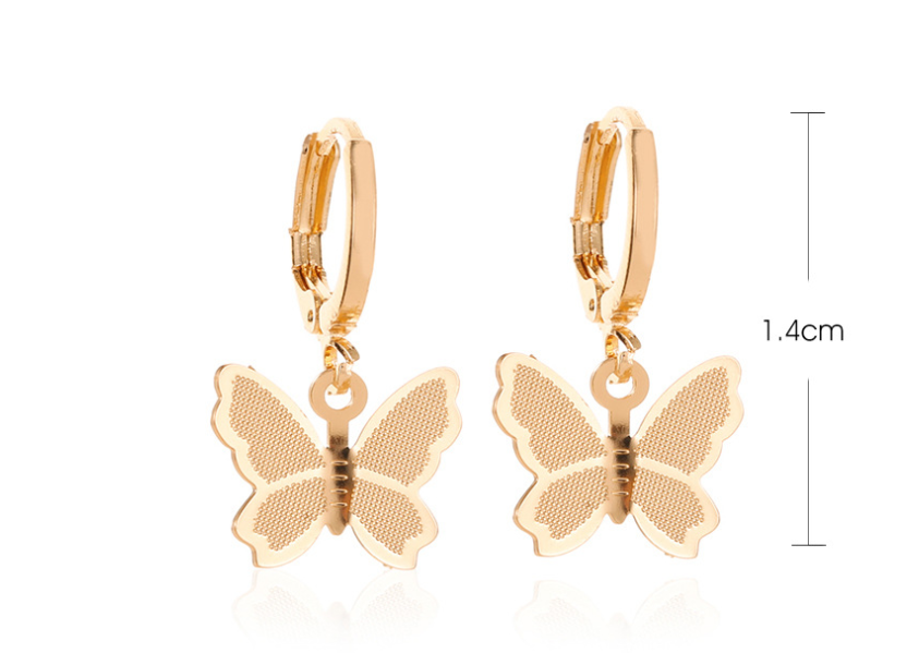 Korean Style Fashion Butterfly Earrings for Women
