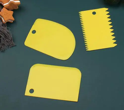 Colorful PP Plastic Scraper Set for Baking and Cooking