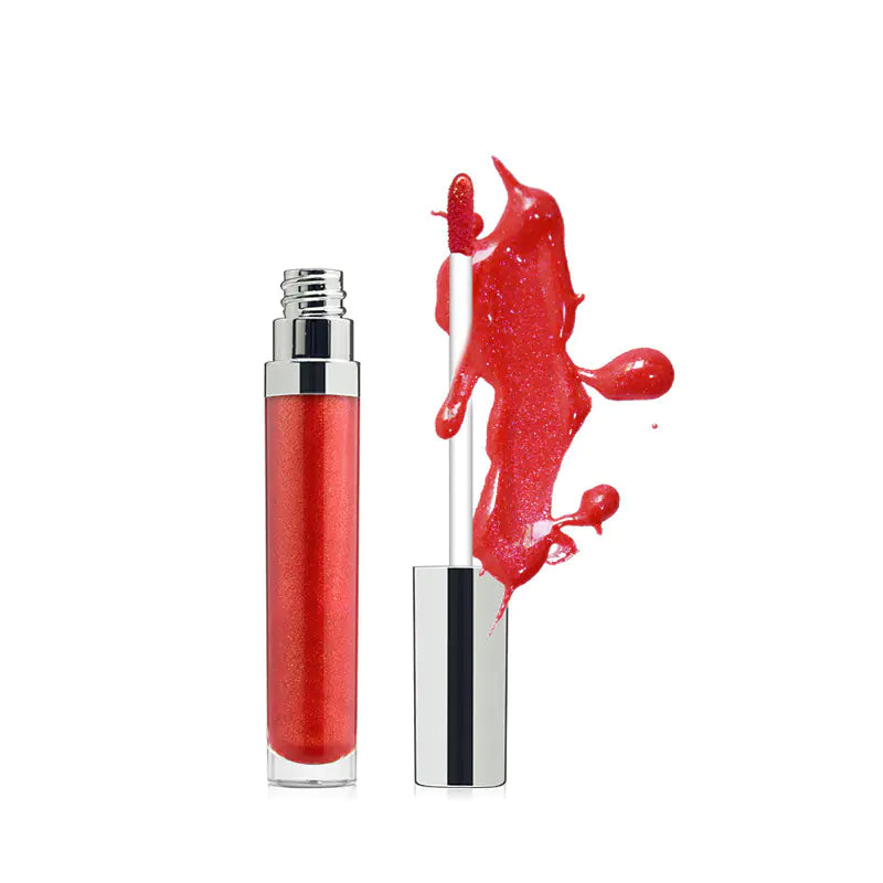 Clear Pearl Lip Gloss in Round Tube - Logo-Free