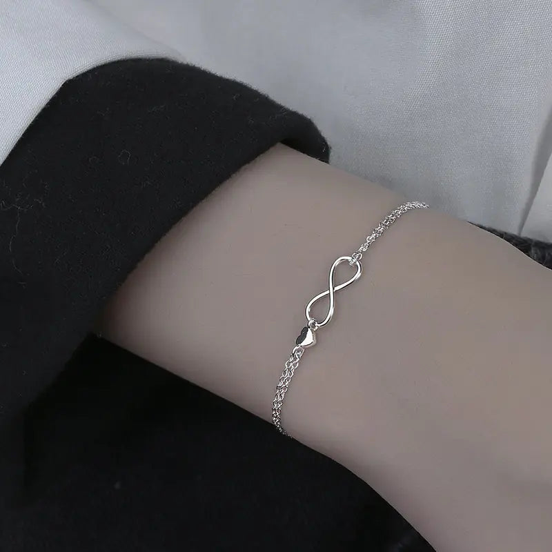 Double Layer Infinity Symbol Love Bracelet