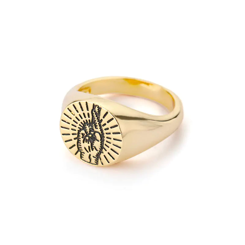 Minimalist Devil Eye Rings for Couples with Stars & Moon
