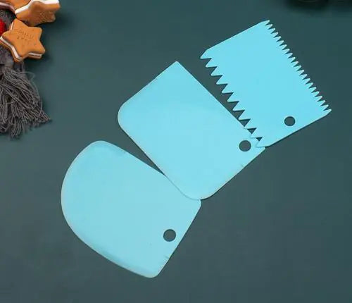 Colorful PP Plastic Scraper Set for Baking and Cooking