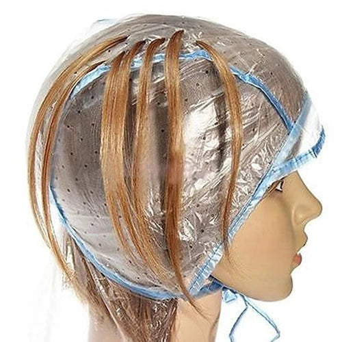 1Pc/1Set Hair Dyeing Cap with Holes Hair Highlight Hat Reusable DIY Home Use Hair Styling Tools Pro Beauty Salon Supplies