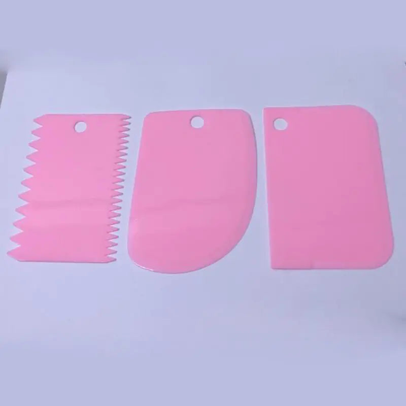 Colorful PP Plastic Scraper Set for Baking and Cooking