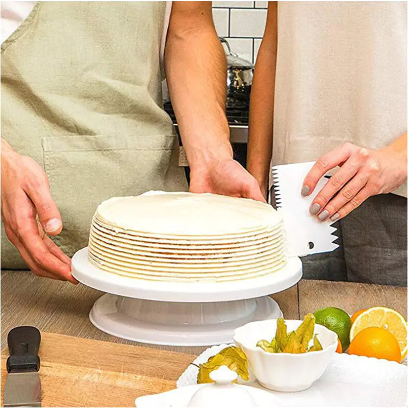 Colorful PP Plastic Scraper Set for Baking and Cooking