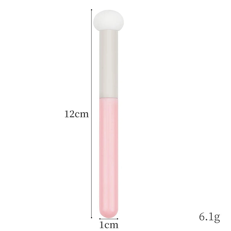 1 Pc Soft Makeup Brushes Sponge Concealer Brush Lipstick Lip Powder Puff Wet Dry Use Foundation Contour Cosmetic Tools