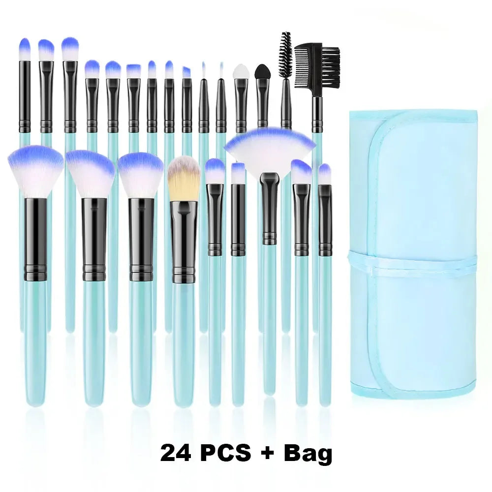 10-32PCS Makeup Brush Set Soft Fluffy Powder Foundation Contour Blush Concealer Eyeshadow Blending Highlighter Women Beauty Tool