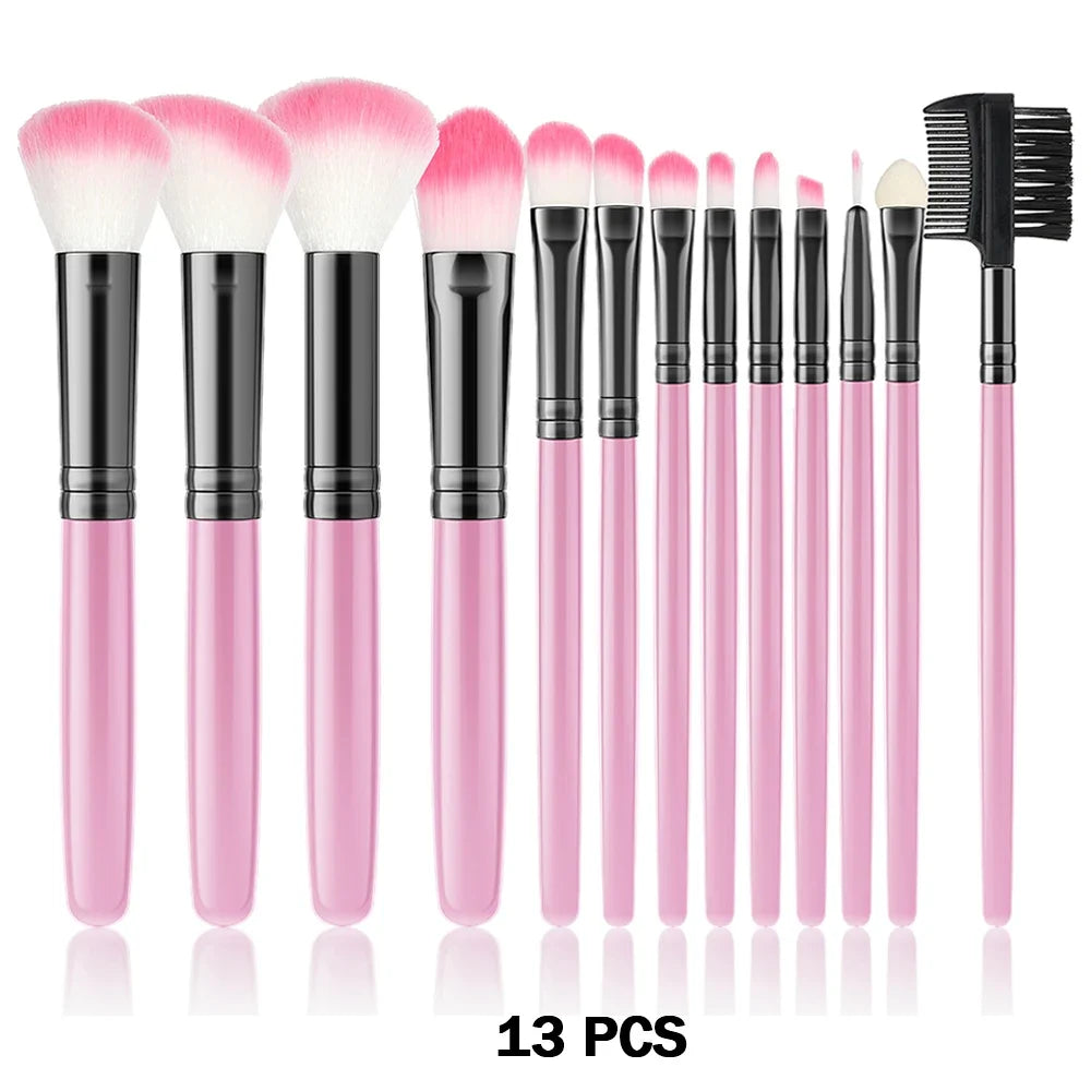 10-32PCS Makeup Brush Set Soft Fluffy Powder Foundation Contour Blush Concealer Eyeshadow Blending Highlighter Women Beauty Tool