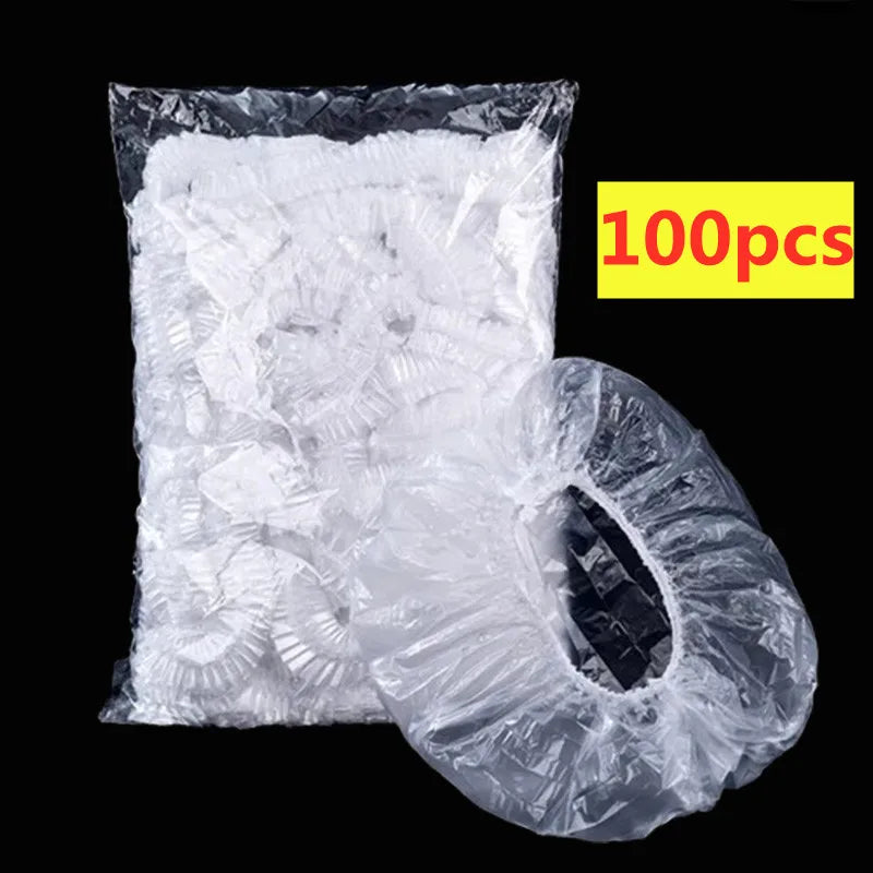 20/50/100pcs Saran Wrap Colorful Disposable Food Cover Food Grade Fresh-keeping Plastic Bag Kitchen Refrigerator Accessories