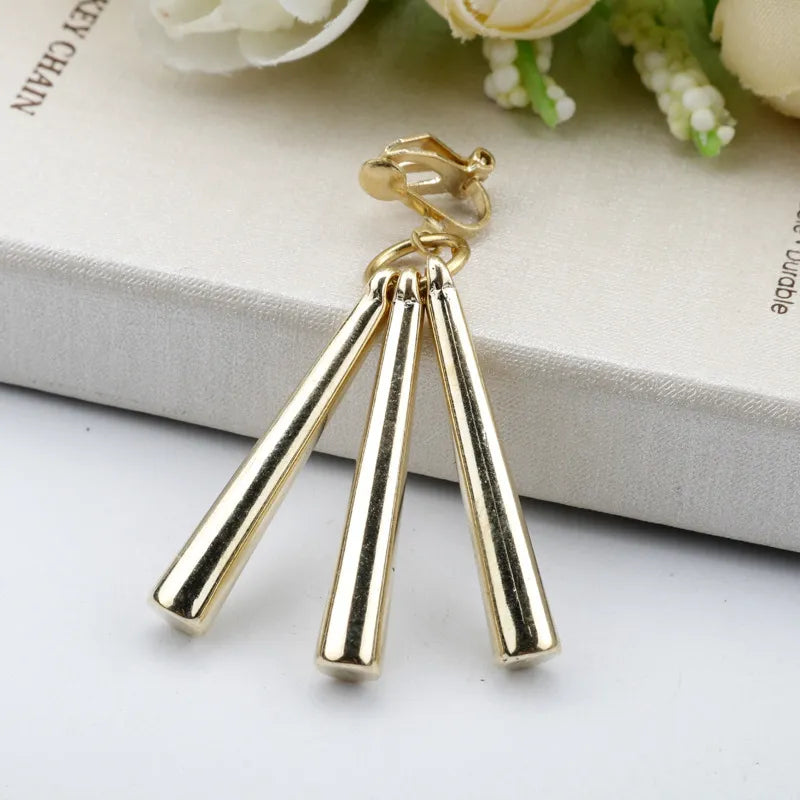 Chic Geometric Gold Earrings