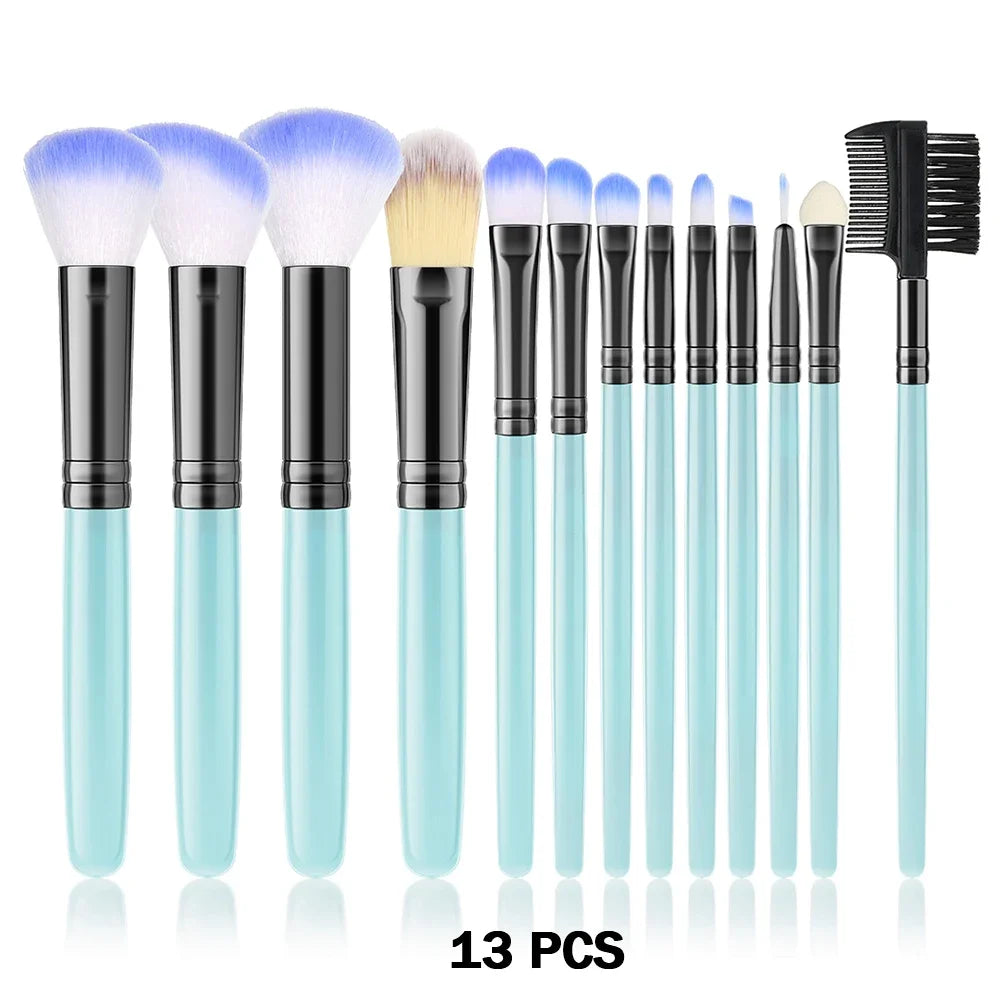 10-32PCS Makeup Brush Set Soft Fluffy Powder Foundation Contour Blush Concealer Eyeshadow Blending Highlighter Women Beauty Tool