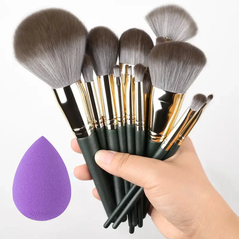 10-32PCS Makeup Brush Set Soft Fluffy Powder Foundation Contour Blush Concealer Eyeshadow Blending Highlighter Women Beauty Tool