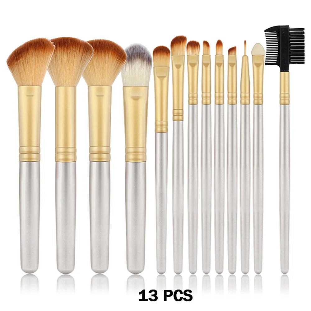 10-32PCS Makeup Brush Set Soft Fluffy Powder Foundation Contour Blush Concealer Eyeshadow Blending Highlighter Women Beauty Tool