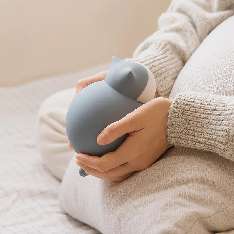 Silicone Hot Water Bag - Mini Heating Pad (Safe & Durable)