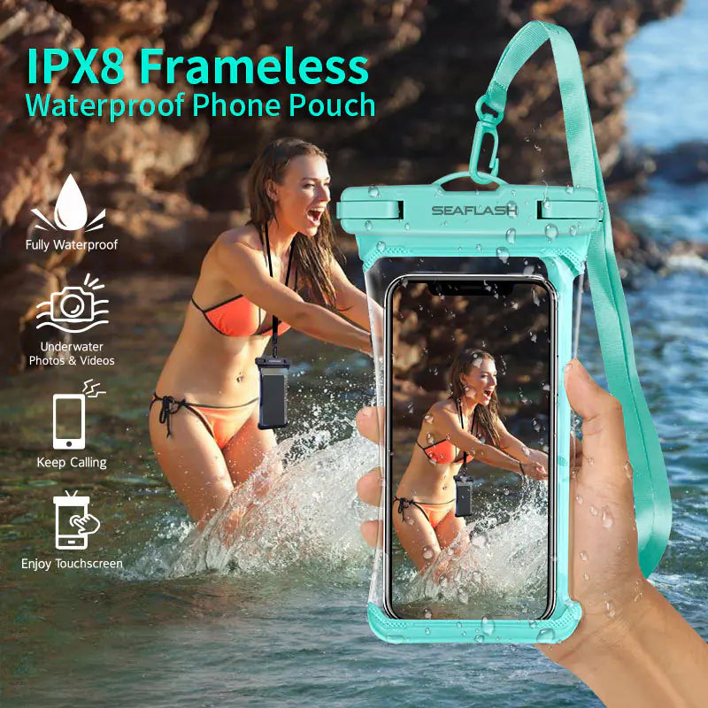 Outdoor Waterproof Phone Pouch for Diving and Rafting