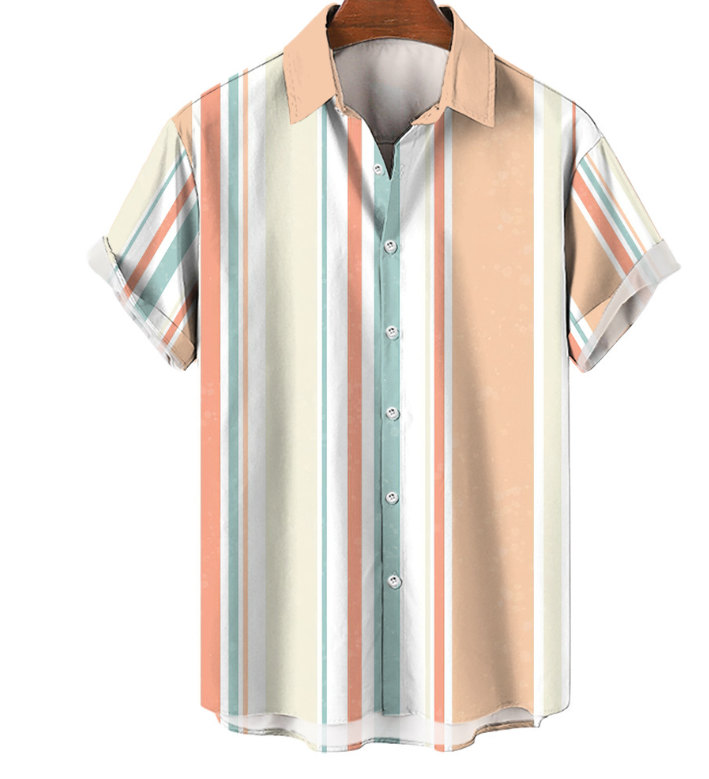 Lois™ Striped Zip-Front Shirt - XXL Multicolor