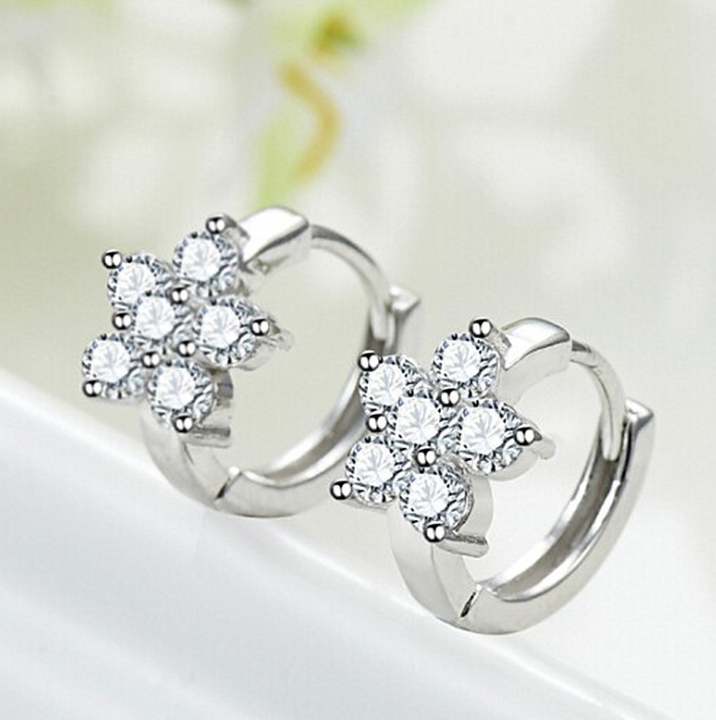 Cute Snowflake Ear Cuffs and Earrings
