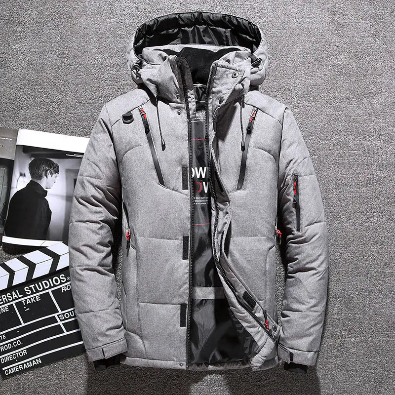 Men's Slim Fit Thickened Down Jacket for Winter