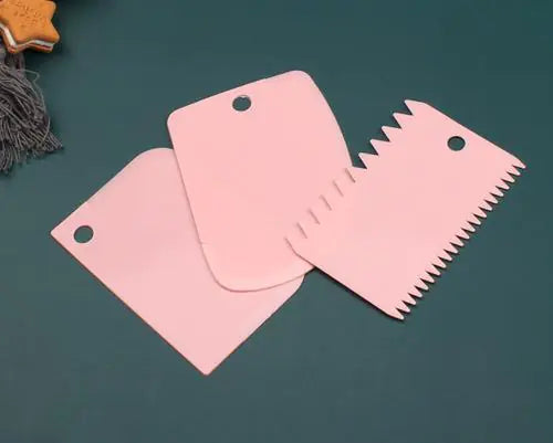 Colorful PP Plastic Scraper Set for Baking and Cooking