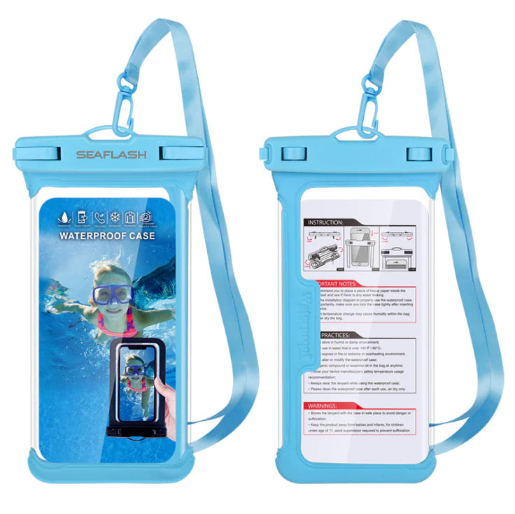 Outdoor Waterproof Phone Pouch for Diving and Rafting