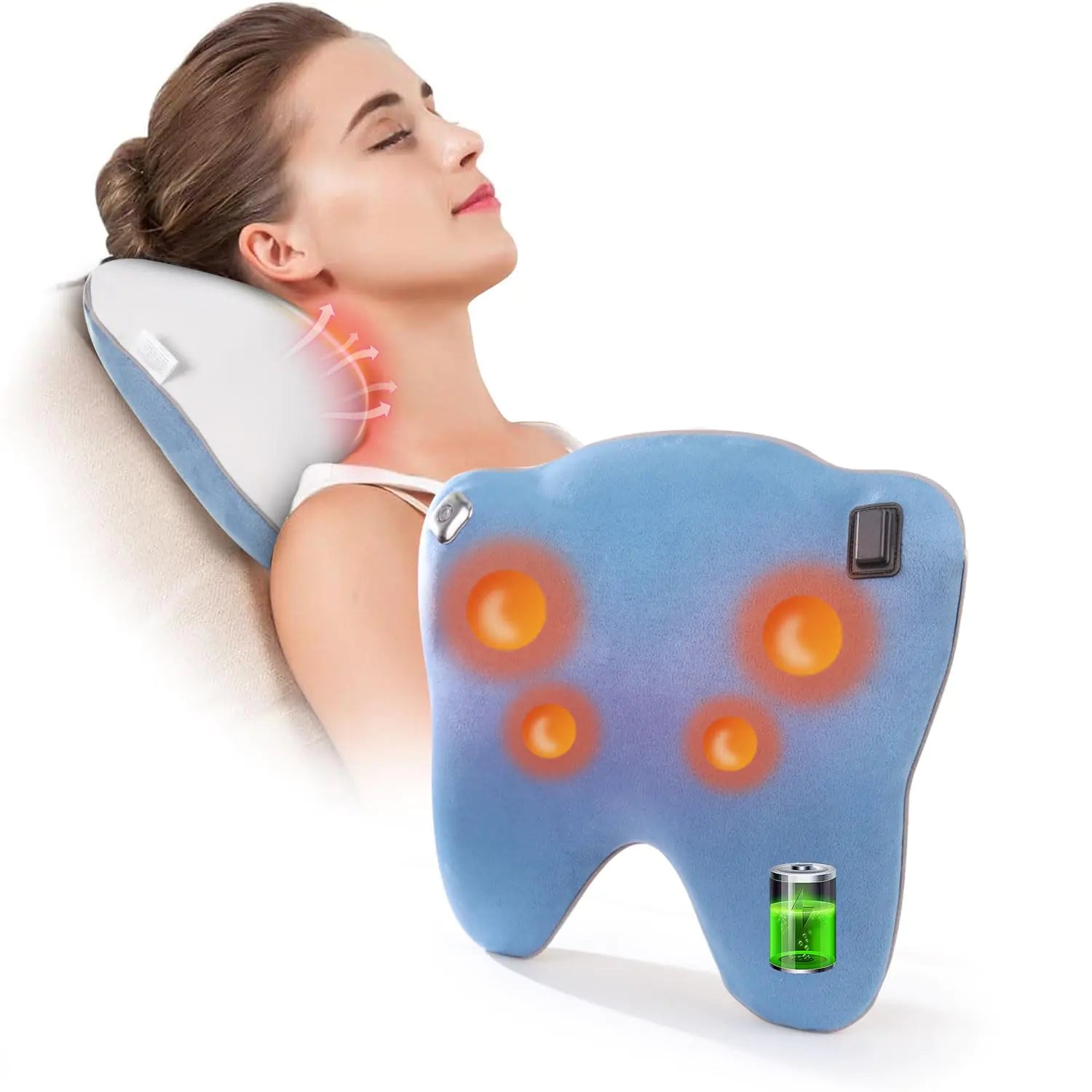4D Heat Therapy Shiatsu Massager