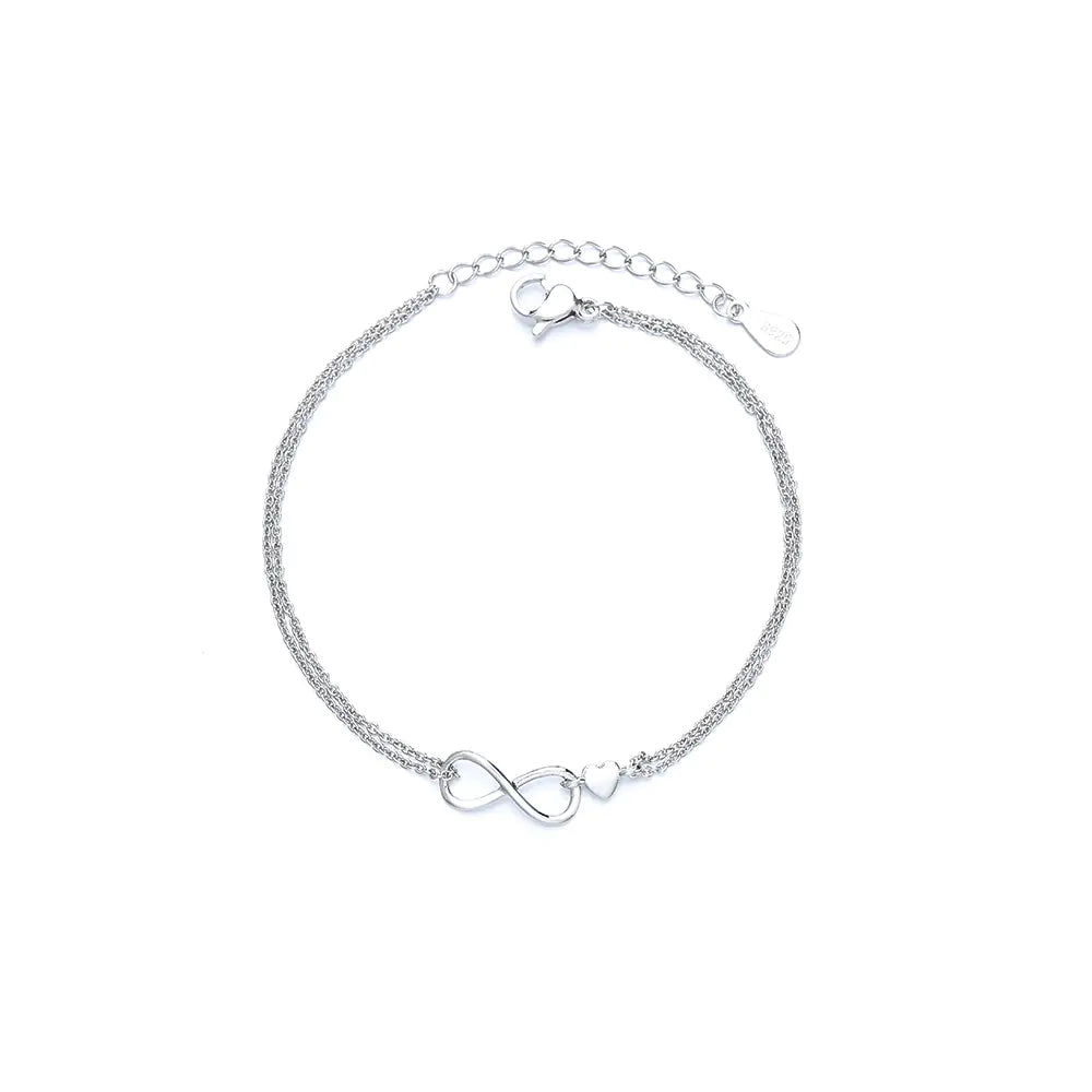 Double Layer Infinity Symbol Love Bracelet
